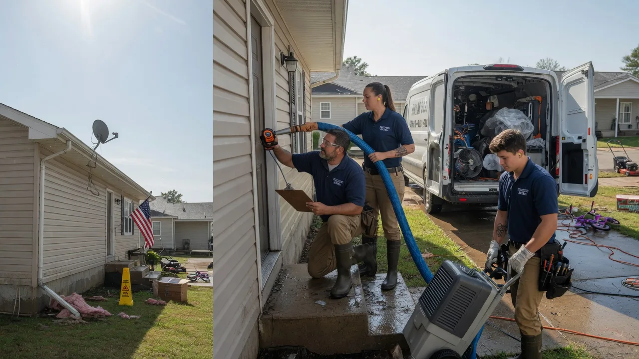 Ceiling Water Damage Restoration in Chestnut, IL near me